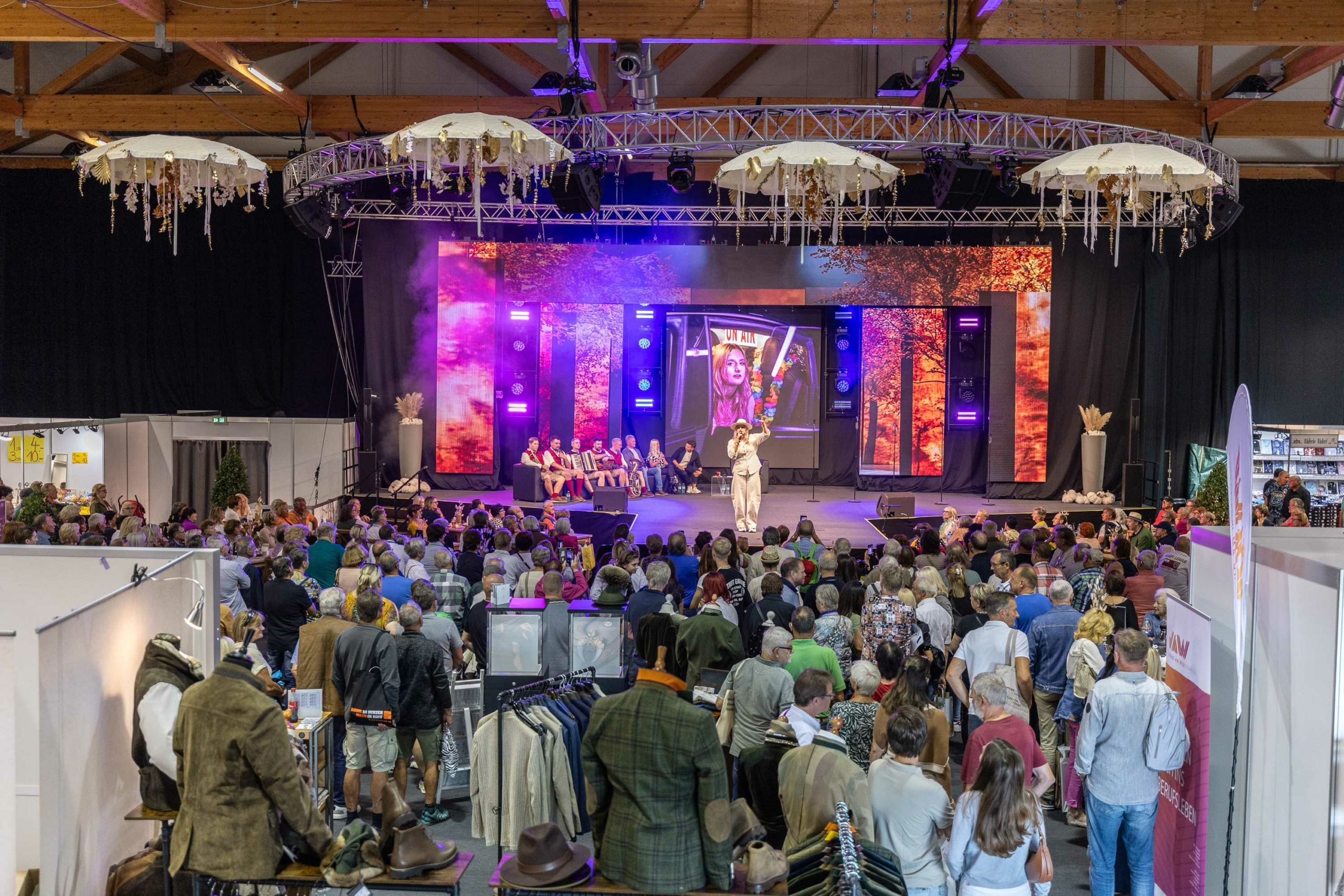 Show bei der Herbstmesse