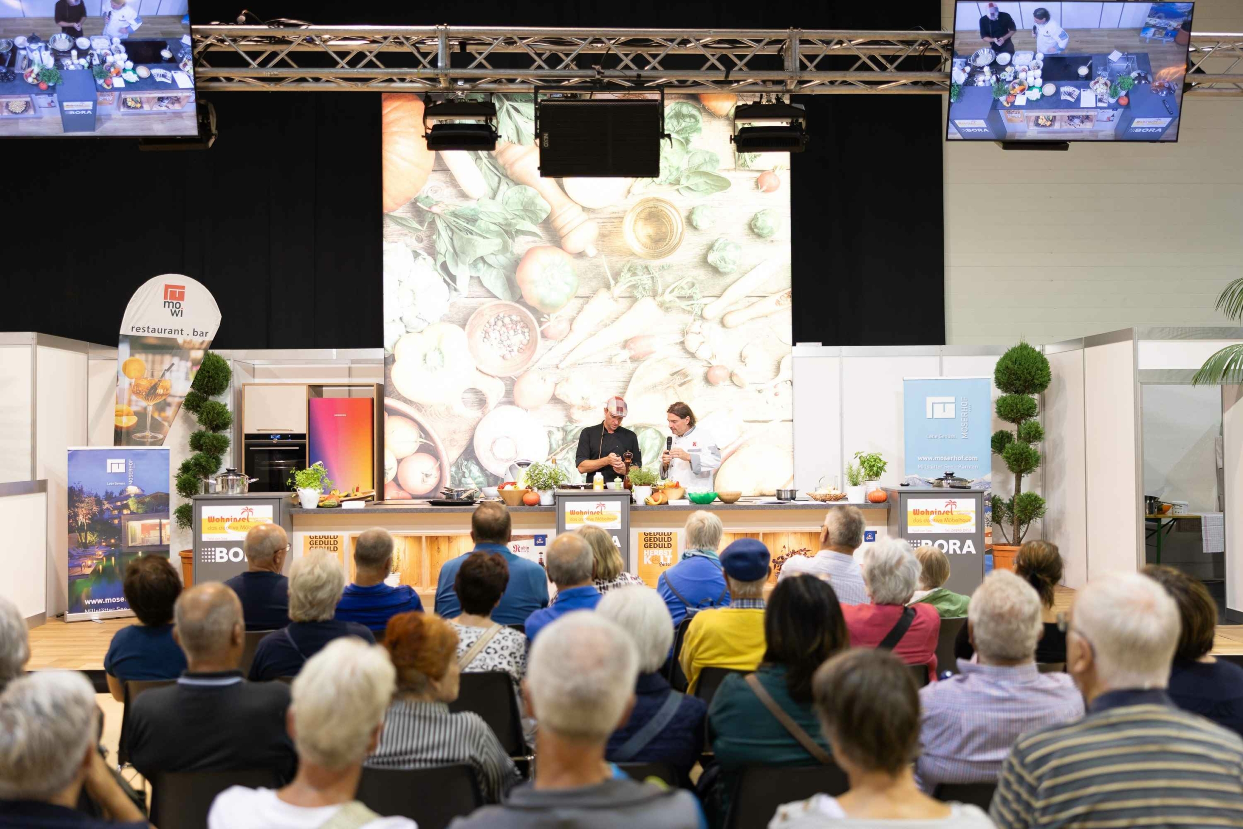 Kochshow bei der Herbstmesse