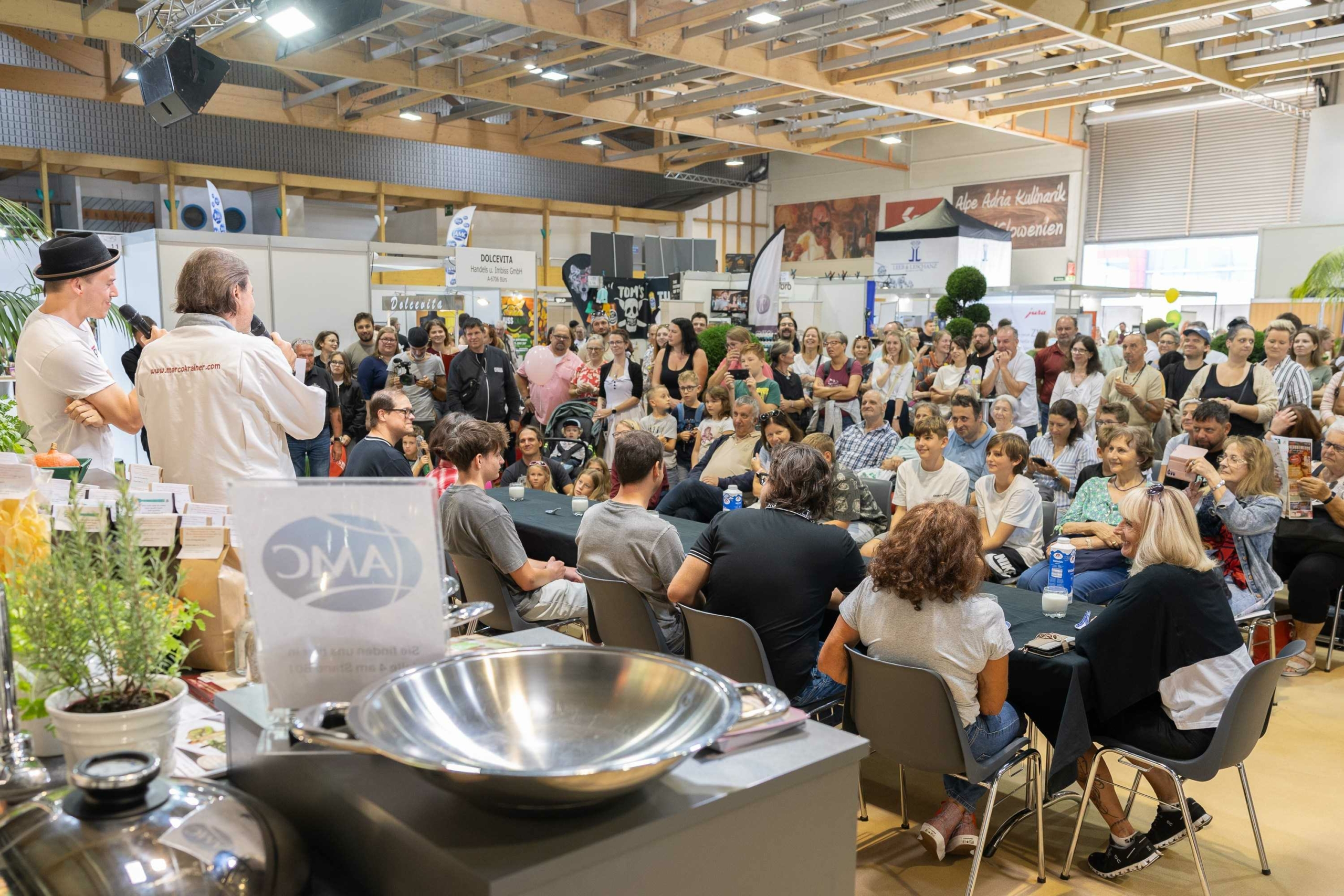 Kochshow bei der Herbstmesse