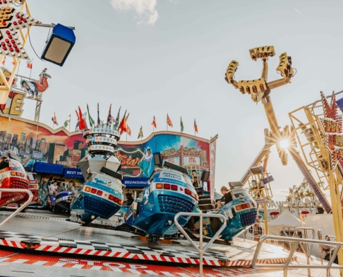Fahrgeschäft "Break Dance 2" im Gaudepark