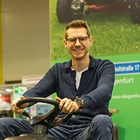 Roman Tengg auf der Auto&Bike