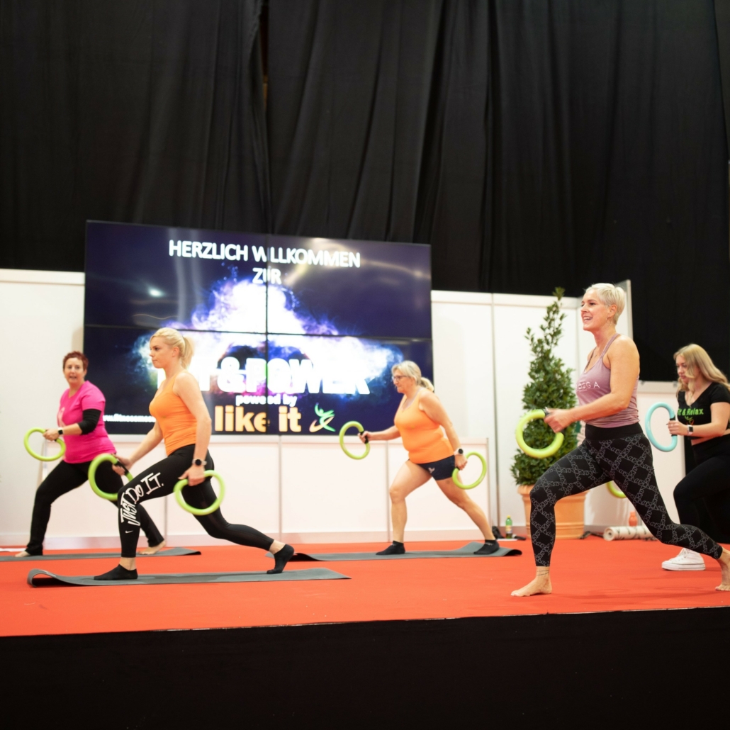 Fit & Power auf der Gesund Leben Messe