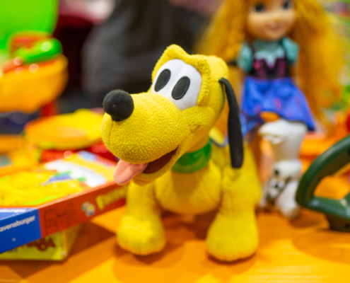 Stofftier auf der Baby-und Kinderbörse in Klagenfurt