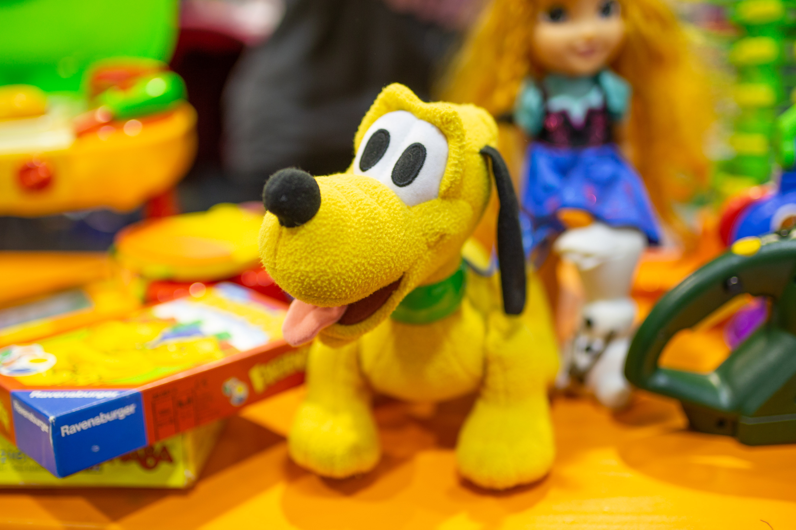 Stofftier auf der Baby-und Kinderbörse in Klagenfurt